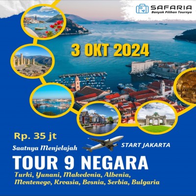 TOUR 9 NEGARA MURAH